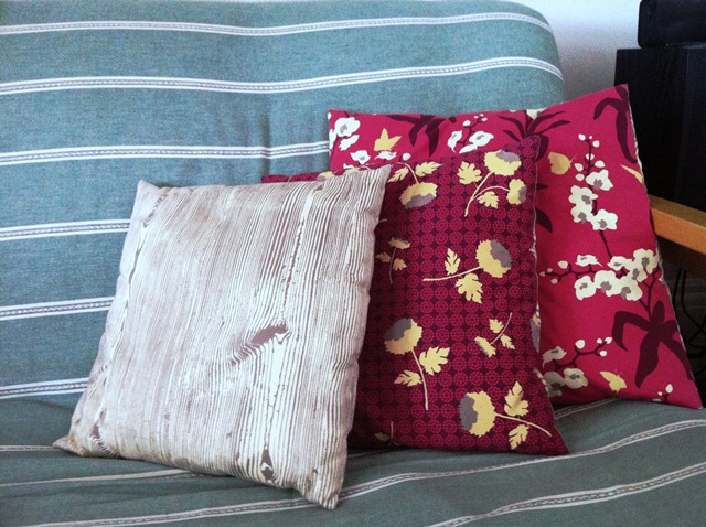 Pillows from Joel Dewberry's Ginsing collection